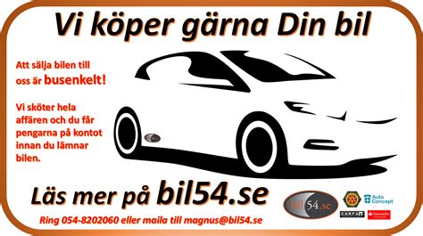 Vi köper din bil